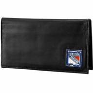 New York Rangers Deluxe Leather Checkbook Cover