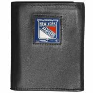 New York Rangers Deluxe Leather Tri-fold Wallet