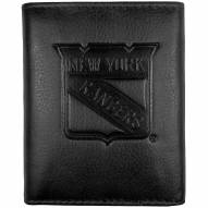New York Rangers Embossed Leather Tri-fold Wallet