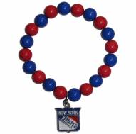 New York Rangers Fan Bead Bracelet