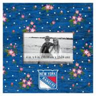 New York Rangers Floral 10" x 10" Picture Frame