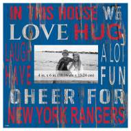 New York Rangers In This House 10" x 10" Picture Frame