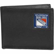 New York Rangers Leather Bi-fold Wallet in Gift Box