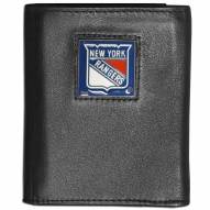 New York Rangers Leather Tri-fold Wallet