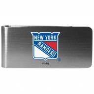 New York Rangers Logo Steel Money Clip