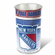 New York Rangers Metal Wastebasket
