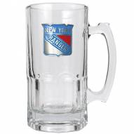 New York Rangers NHL 1 Liter Glass Macho Mug