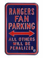New York Rangers Penalized Parking Sign