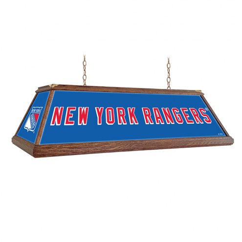 New York Rangers Premium Wood Pool Table Light