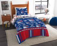 New York Rangers Rotary Twin Bed in a Bag Set