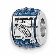 New York Rangers Sterling Silver Charm Bead