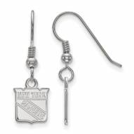 New York Rangers Sterling Silver Extra Small Dangle Earrings