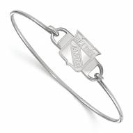 New York Rangers Sterling Silver Wire Bangle Bracelet