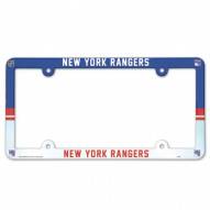 New York Rangers License Plate Frame