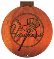 New York Yankees 12" Halloween Pumpkin Sign