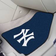 New York Yankees 2-Piece Carpet Car Mats