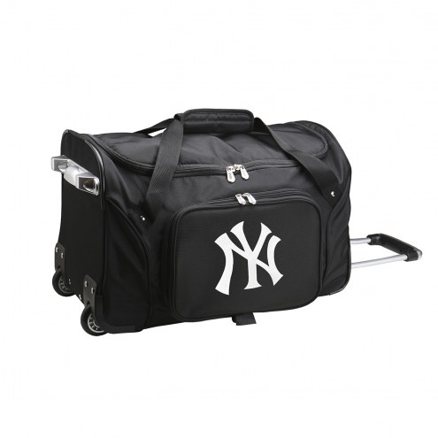 New York Yankees 22&quot; Rolling Duffle Bag