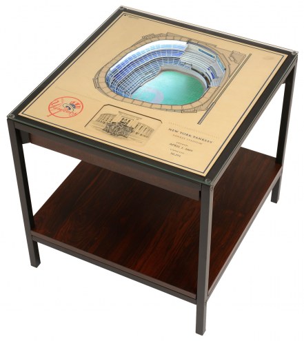 New York Yankees 25-Layer StadiumViews Lighted End Table