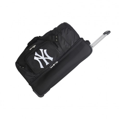 New York Yankees 27&quot; Drop Bottom Wheeled Duffle Bag