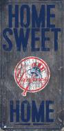 New York Yankees 6" x 12" Home Sweet Home Sign
