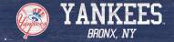 New York Yankees 6" x 24" Team Name Sign