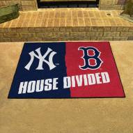 New York Yankees/Boston Red Sox House Divided Mat