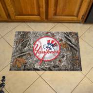 New York Yankees Camo Scraper Door Mat
