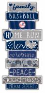 New York Yankees Celebrations Stack Sign