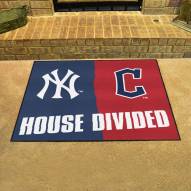 New York Yankees/Cleveland Guardians House Divided Mat