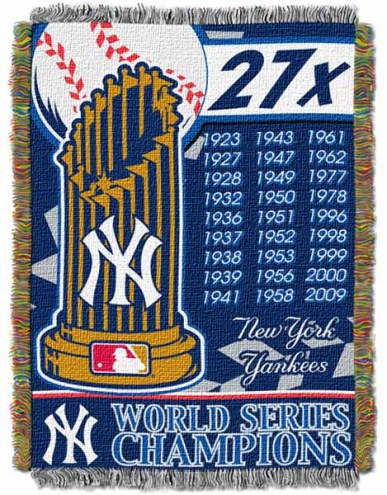New York Yankees Commemorative Throw Blanket