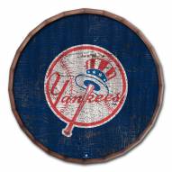 New York Yankees Cracked Color 24" Barrel Top