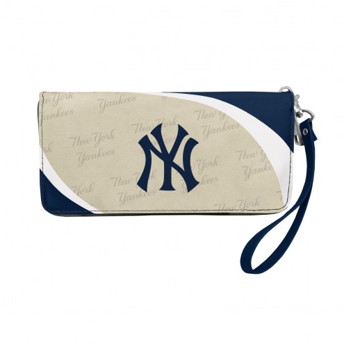 New York Yankees Curve Zip Organizer Wallet
