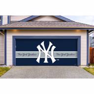 New York Yankees Double Garage Door Cover