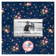 New York Yankees Floral 10" x 10" Picture Frame