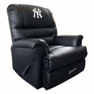 New York Yankees Leather Sports Recliner