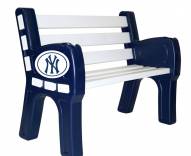 New York Yankees Park Bench
