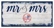New York Yankees Script Mr. & Mrs. Sign