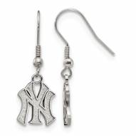 New York Yankees Stainless Steel Dangle Earrings