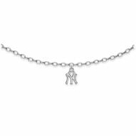New York Yankees Sterling Silver Anklet