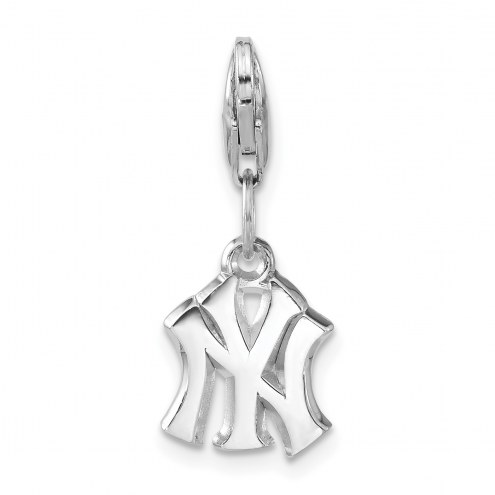 New York Yankees Sterling Silver Charm