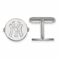 New York Yankees Sterling Silver Cuff Links
