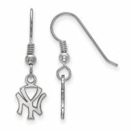 New York Yankees Sterling Silver Extra Small Dangle Earrings