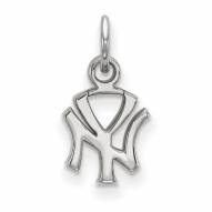 New York Yankees Sterling Silver Extra Small Pendant