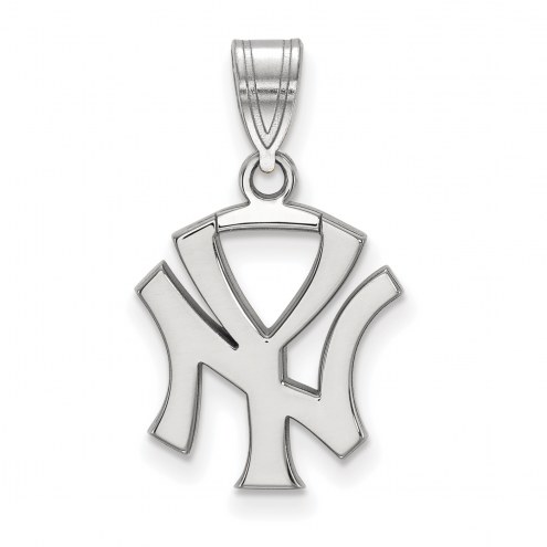 New York Yankees Sterling Silver Medium Pendant