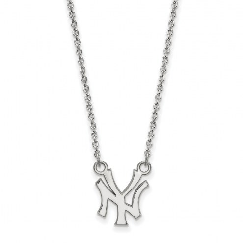 New York Yankees Sterling Silver Small Pendant Necklace
