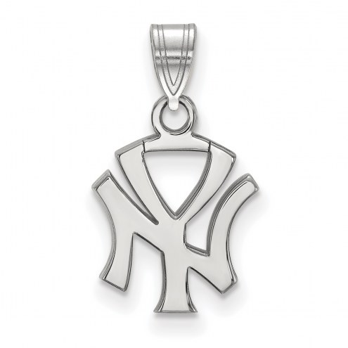 New York Yankees Sterling Silver Small Pendant