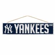 New York Yankees Wood Avenue Sign
