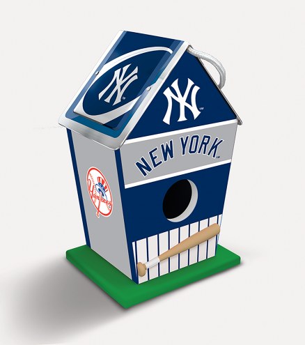 New York Yankees Wood Birdhouse