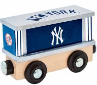 New York Yankees Wood Box Car Train