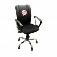 New York Yankees XZipit Curve Desk Chair with Secondary Logo
